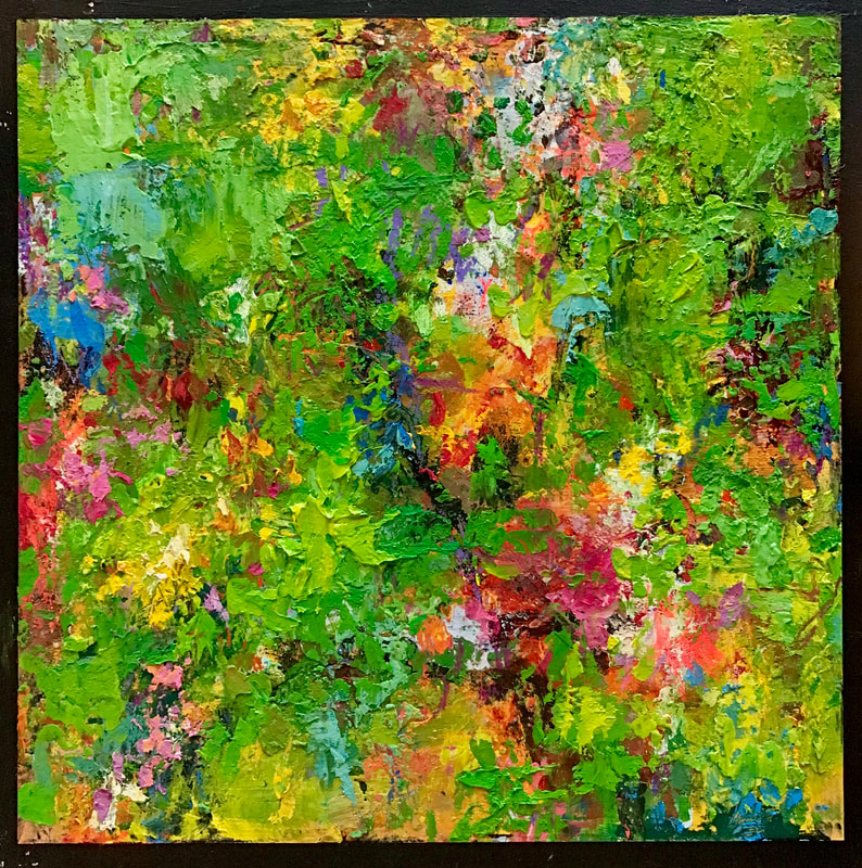 Art for lease or sale by John Wiercioch named The Cleansing April Showers Nurtured the Colors of my Soul